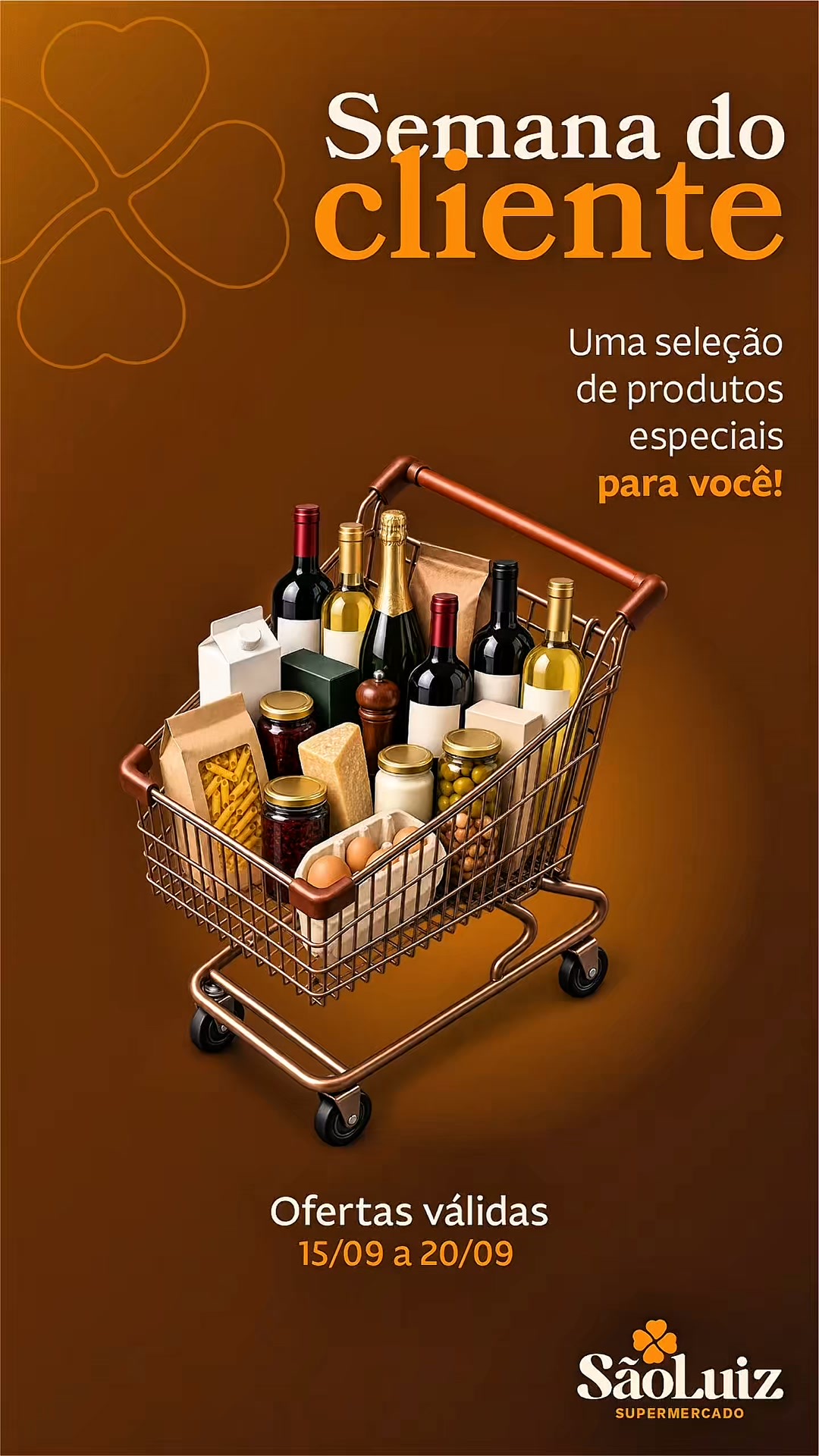 Arte do anúncio: Semana do Cliente
